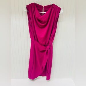 SOLD!!! SHEIN Fuchsia Asymmetrical Dress